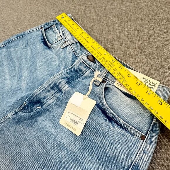 NEW! a.n.a a new approach Denim Bermuda Shorts High Rise Sz 10 Cut Offs MSRP $44 - Picture 6 of 10